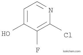 Molecular Structure of 1184172-46-0 (2-Chloro-3-fluoropyridin-4-ol)